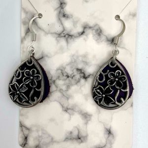 Handmade Vintage Boho Leather Earrings